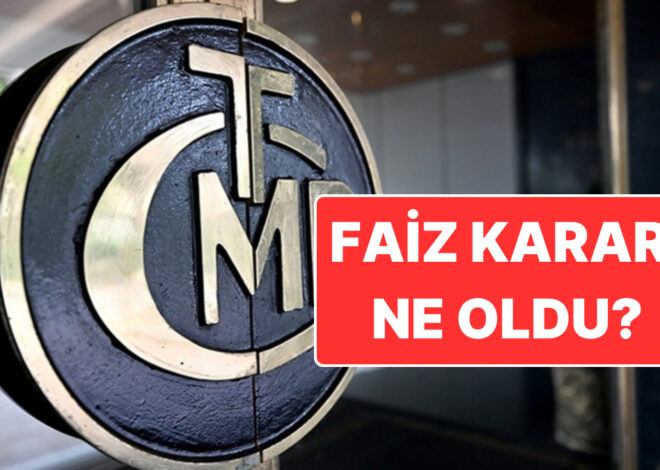 Merkez Bankası Faiz Kararı Ne Oldu? TCMB Kasım Ayı PPK Faiz Kararı ve Detayları